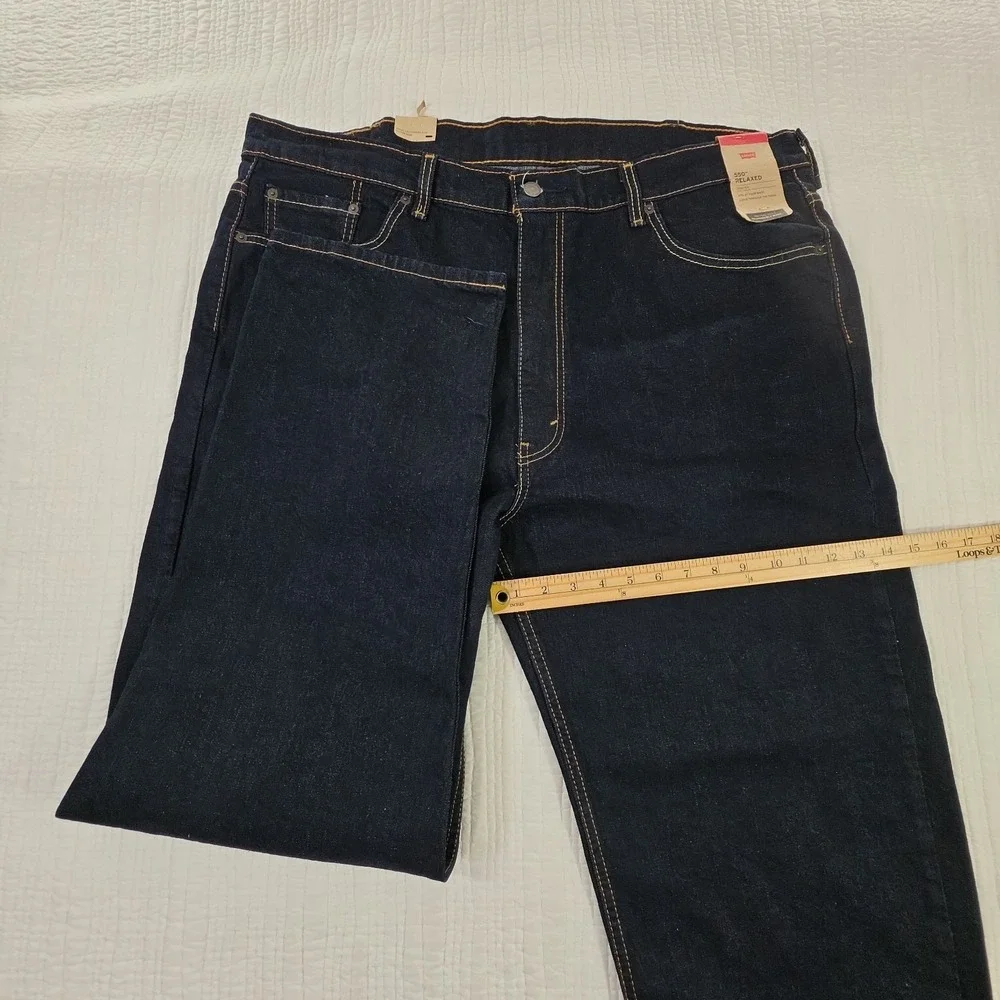 Levi's Jeans 550 Men's Big Tall Size 44x34 Relaxed Straight Stretch Denim NEW